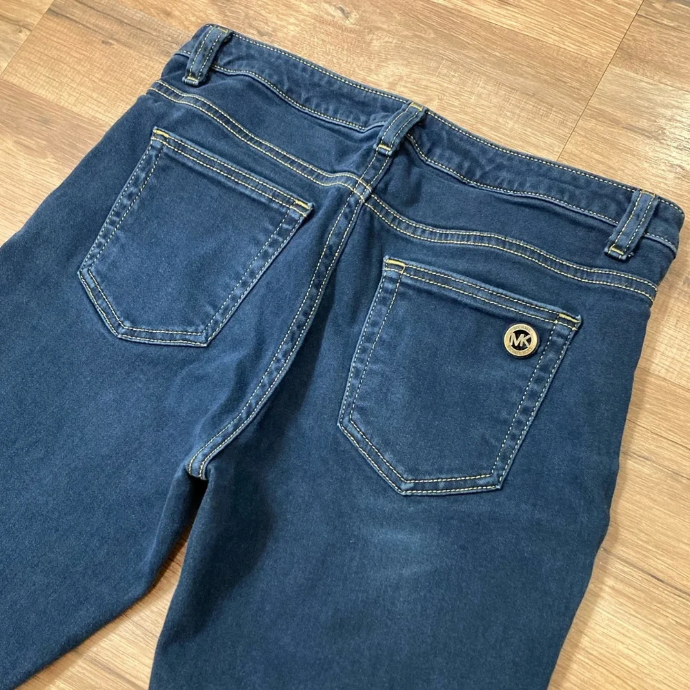 MICHAEL Michael Kors | Women’s Izzy Skinny Dark Wash Jeans - Picture 6 of 11